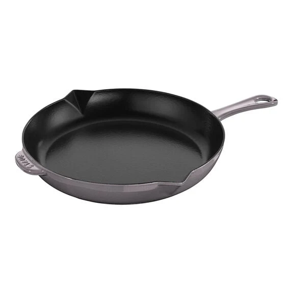 Staub Round Fry Pan 12"/30cm Graphite Grey *b/o until April 2026*