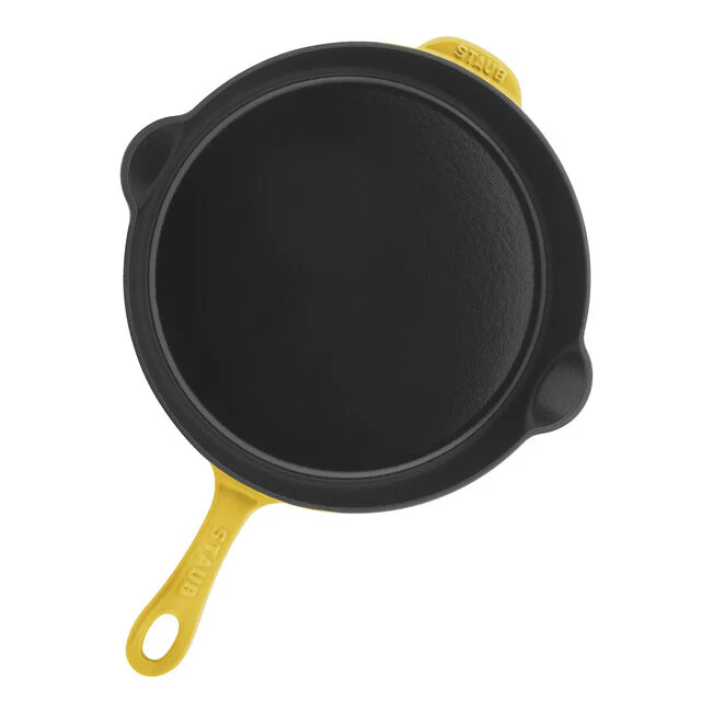 Staub 8.5"/22cm Traditional Deep Fry Pan Citron *On Sale* - Image 2