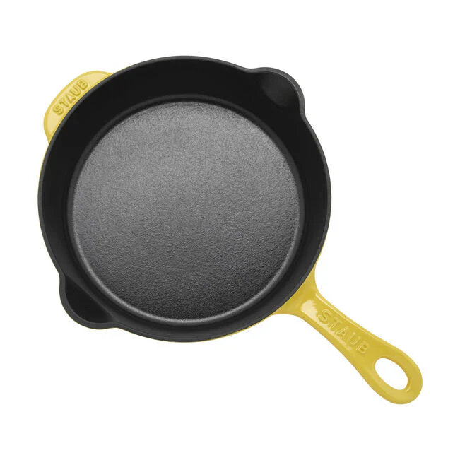 Staub 8.5"/22cm Traditional Deep Fry Pan Citron *On Sale* - Image 4