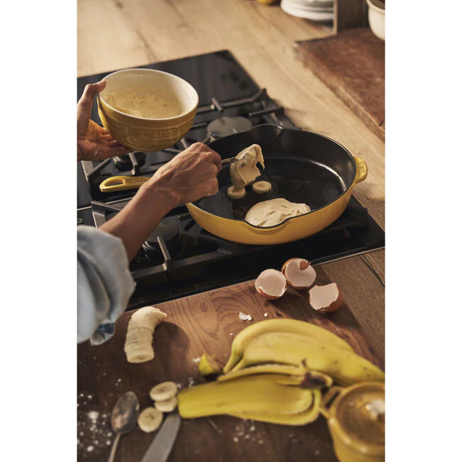 Staub 8.5"/22cm Traditional Deep Fry Pan Citron *On Sale* - Image 7