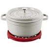 Staub Round 9"/23cm Trivet Cherry Red Lily - Image 2