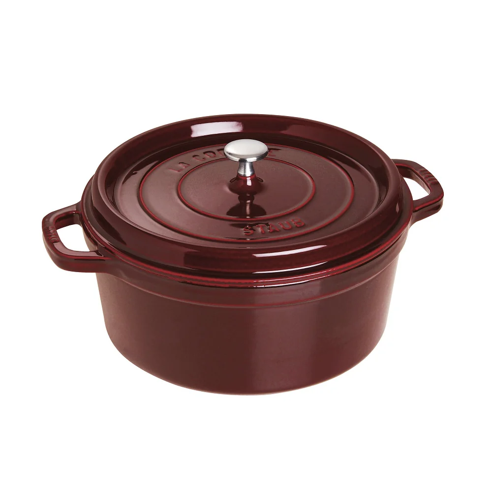 Staub Round 3.8L/4-Qt Cocotte Grenadine - Image 4