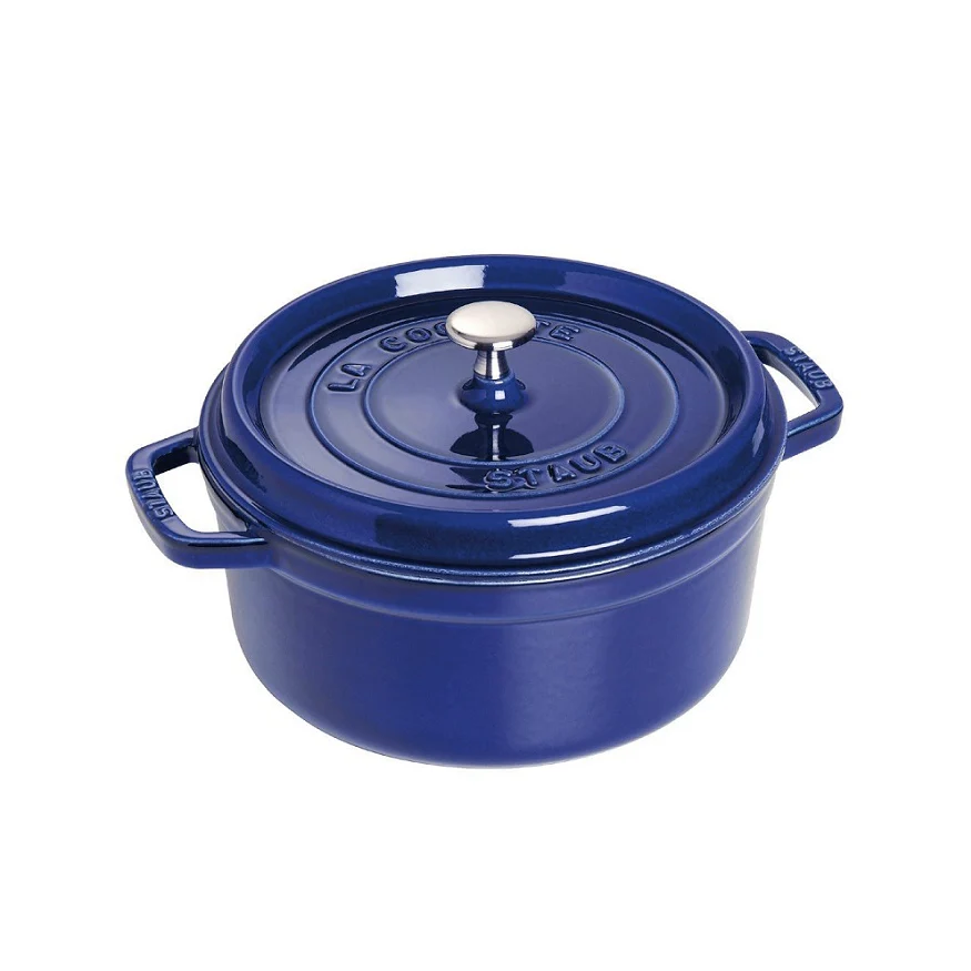 Staub Round 5.2L / 5.5-Qt Dark Blue - Image 4