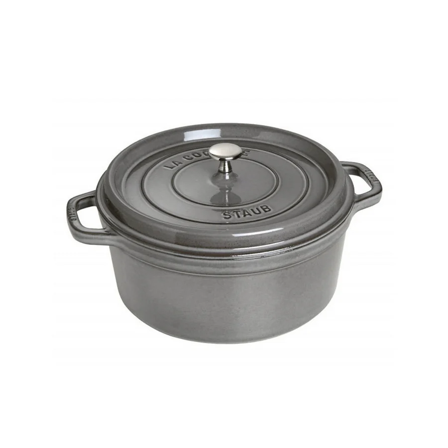 Staub Round 5.2L / 5.5-Qt Graphite Grey *On Sale* - Image 4