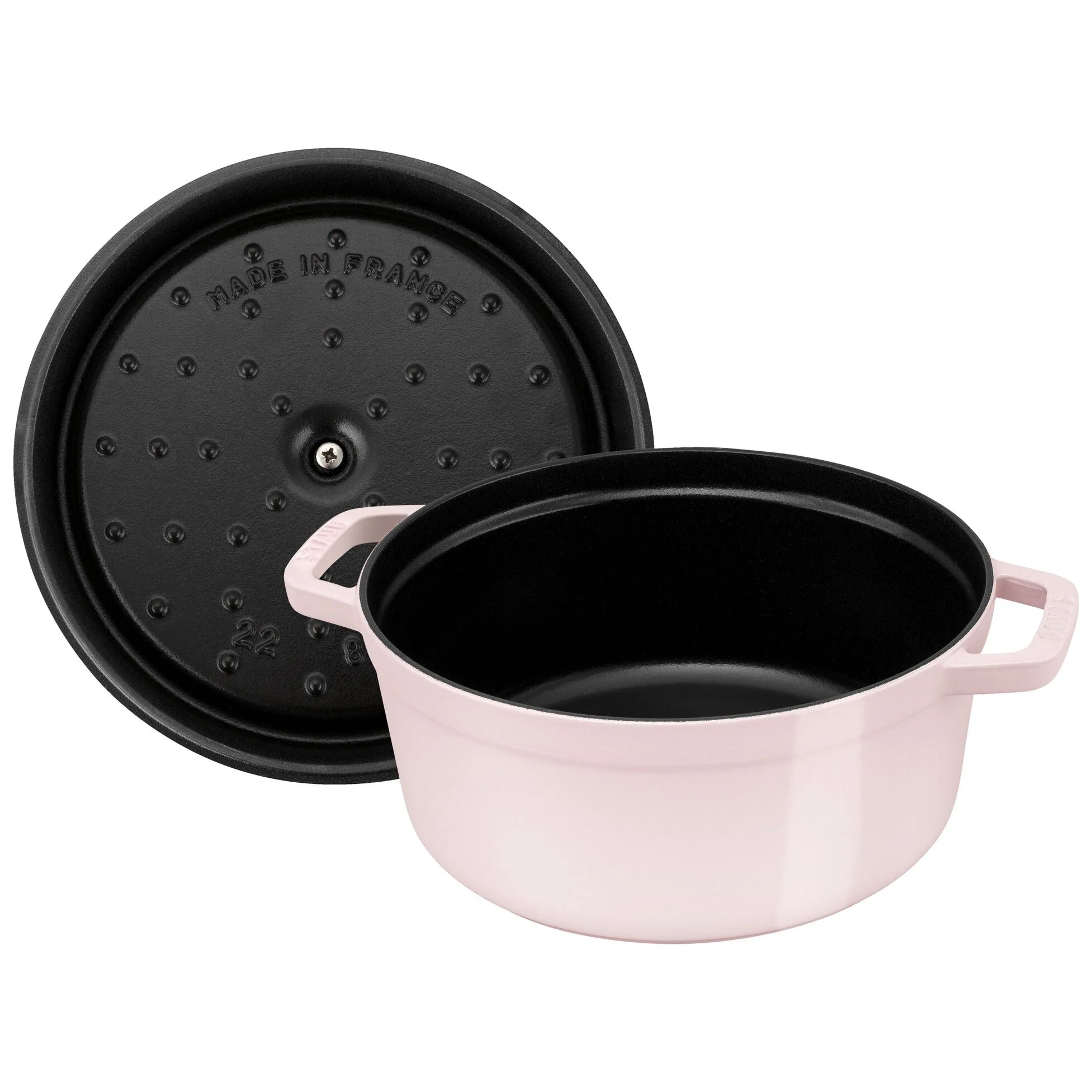 Staub Round Cocotte 2.2L/2.25-Qt Sorbet Rose - Image 3