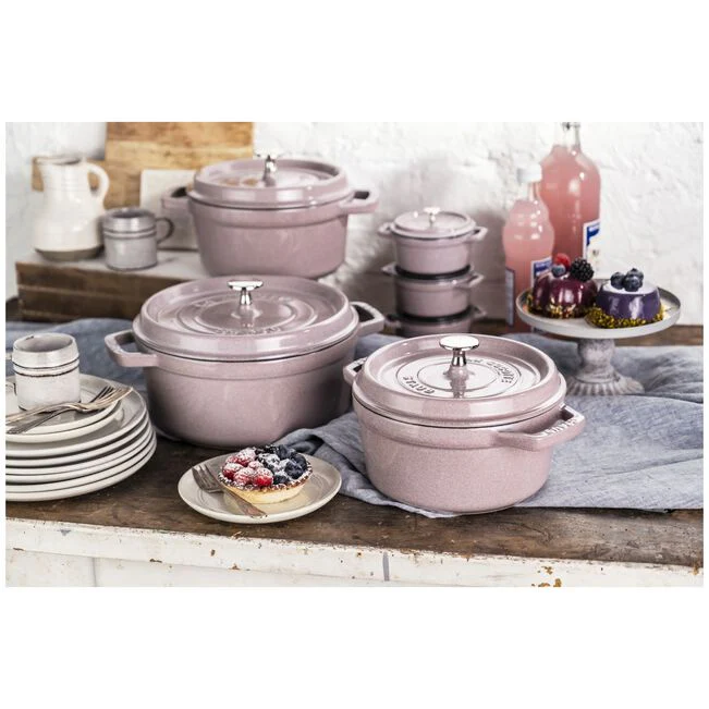 Staub Round Cocotte 3.7L/ 4-Qt Cherry Blossom *On Sale* - Image 7