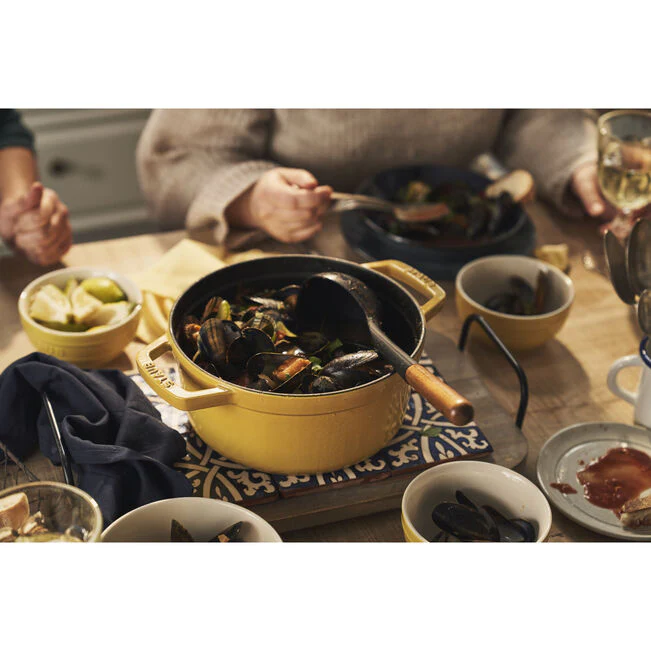 Staub Round Cocotte 3.7L/ 4-Qt Citron *On Sale* - Image 11