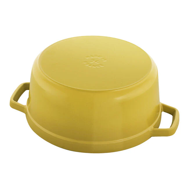 Staub Round Cocotte 3.7L/ 4-Qt Citron *On Sale* - Image 6