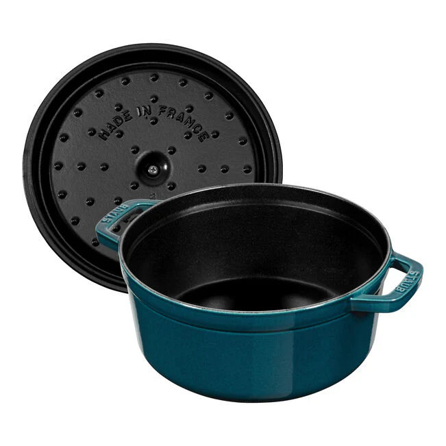 Staub Round 3.8L/4-Qt Cocotte La-Mer - Image 4