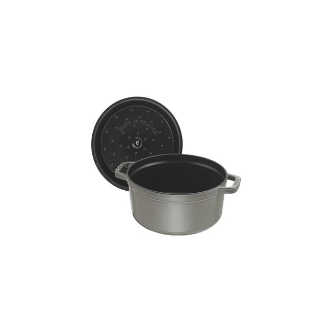 Staub Round Cocotte 3.7L / 4-Qt Graphite Grey *On Sale* - Image 3