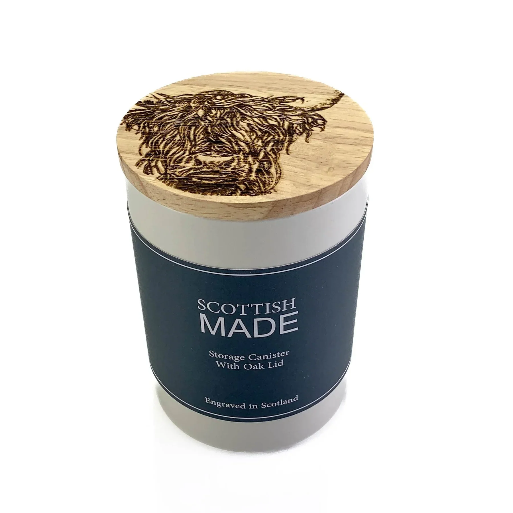 Storage Jar - Medium - Highland Cow - Image 2