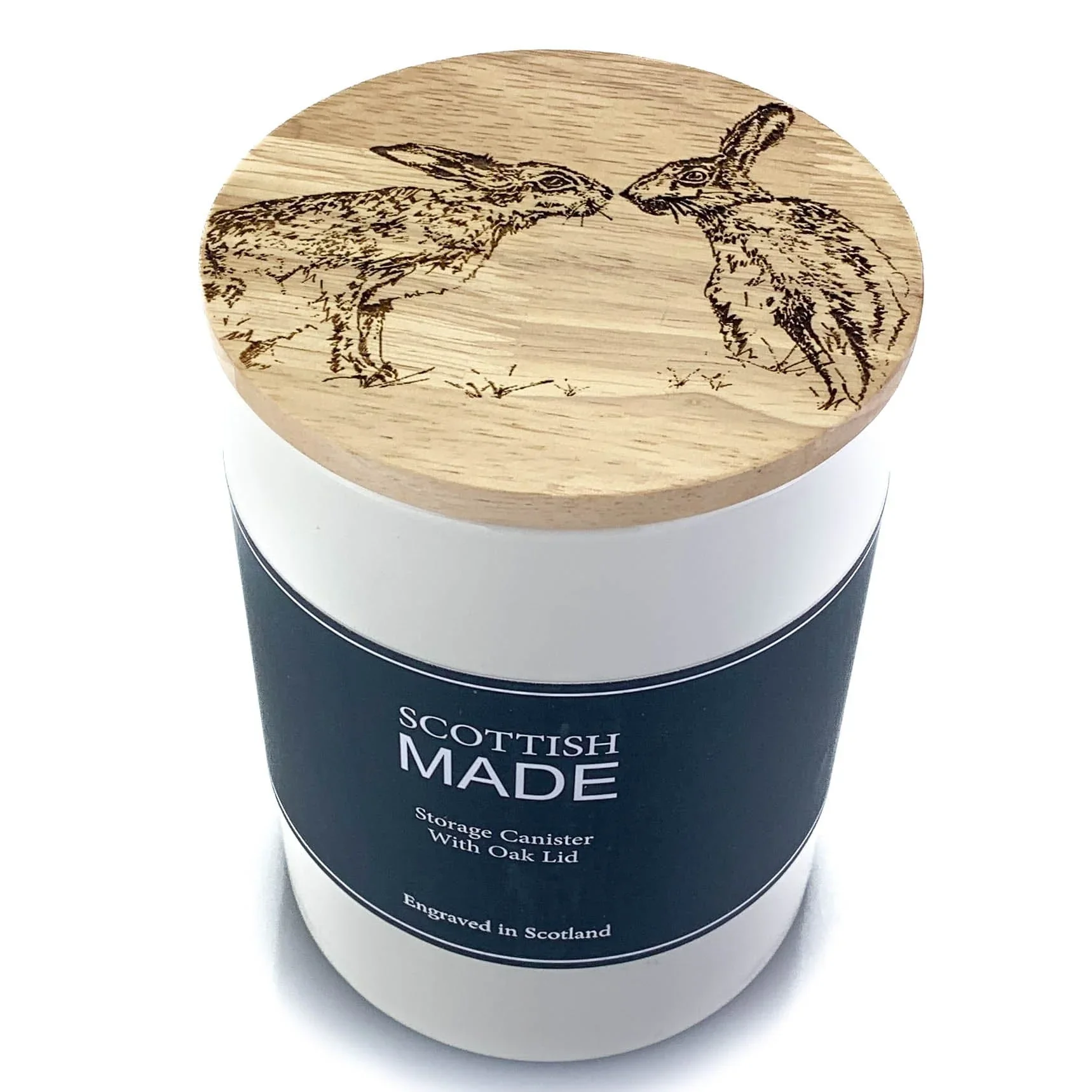 Storage Jar - Medium - Kissing Hare