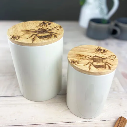 Storage Jar - Small - Bees - Image 2