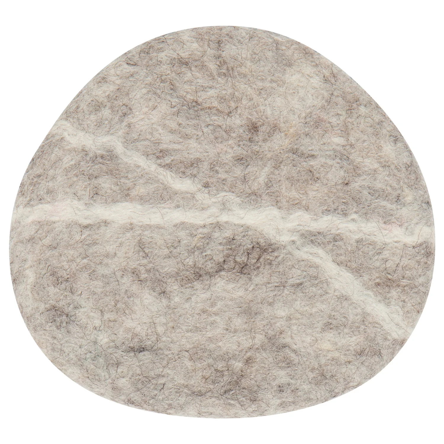 Striato Felt Wool Coasters S/4 - Flint - Image 3
