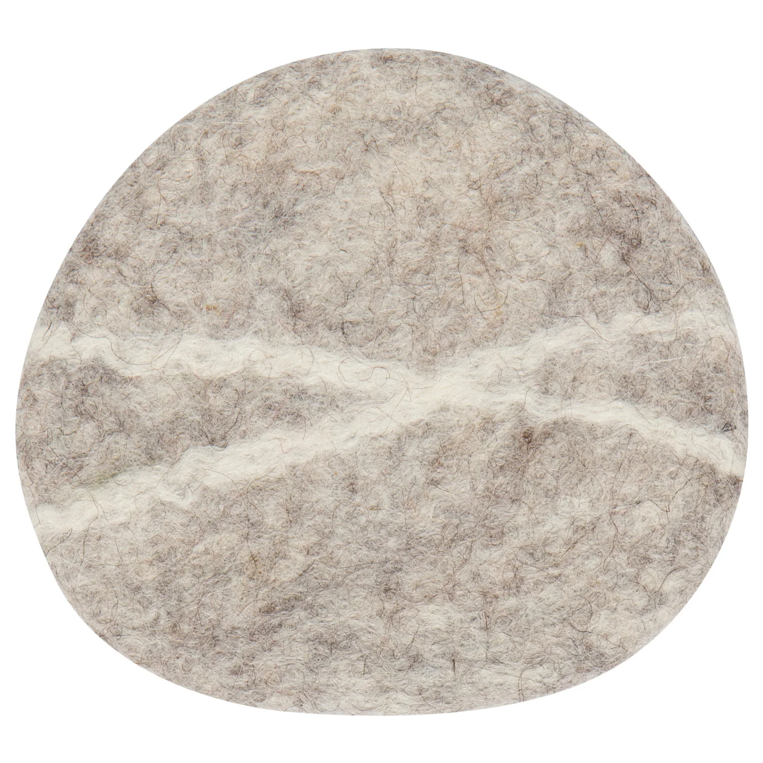 Striato Felt Wool Coasters S/4 - Flint - Image 4