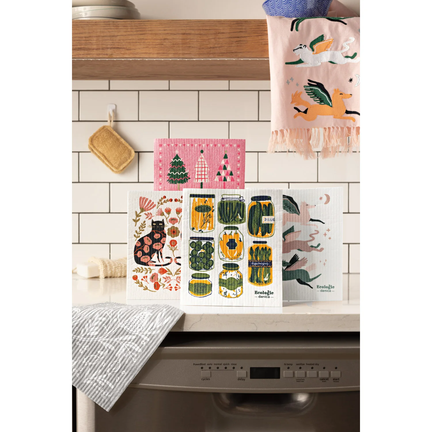 Swedish Dishcloth - Catbloom - Image 3