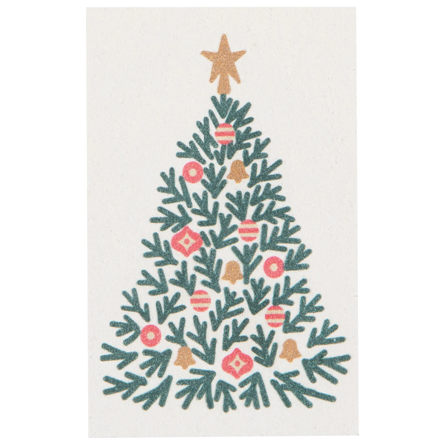 Swedish Dishcloth -  Festive Fir Christmas Pop Up Sponges Set/4 - Image 2