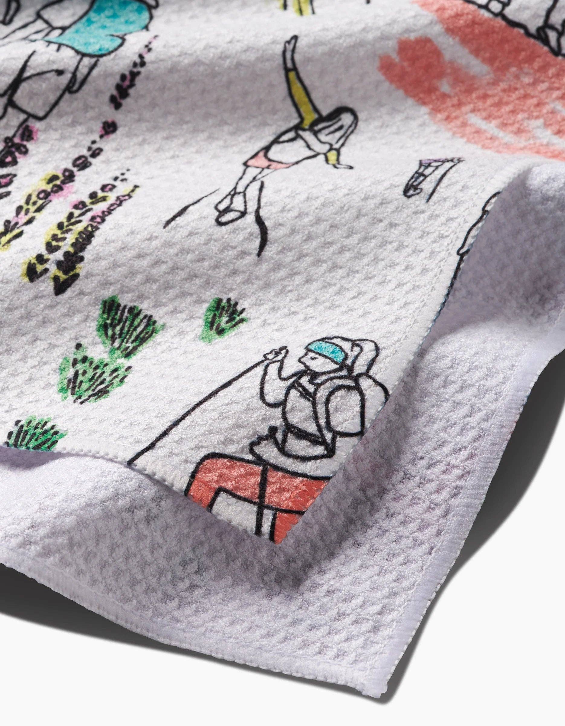 Geometry Take A Hike Tea Towel *Price includes $3 Tariff - Image 3
