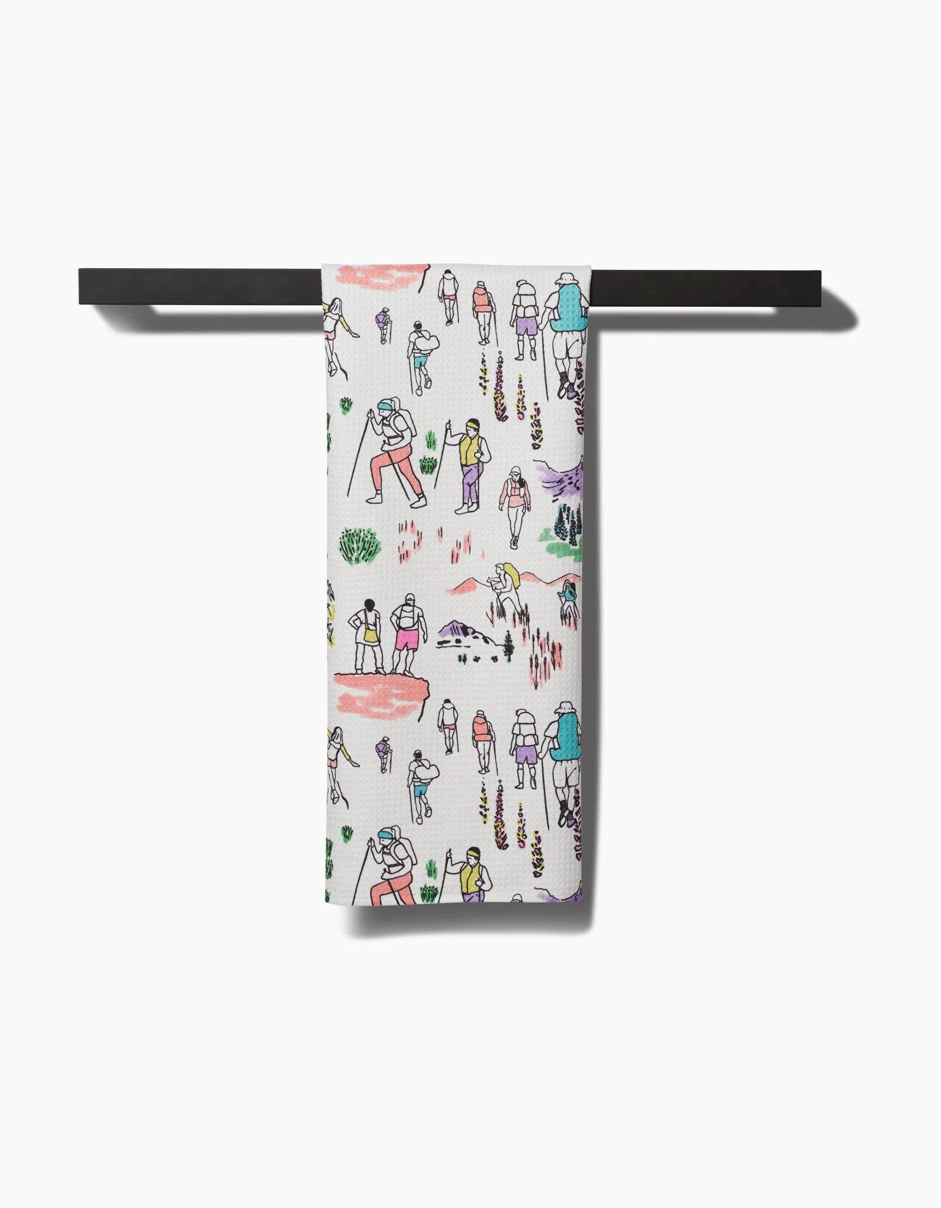 Geometry Take A Hike Tea Towel *Price includes $3 Tariff - Image 4