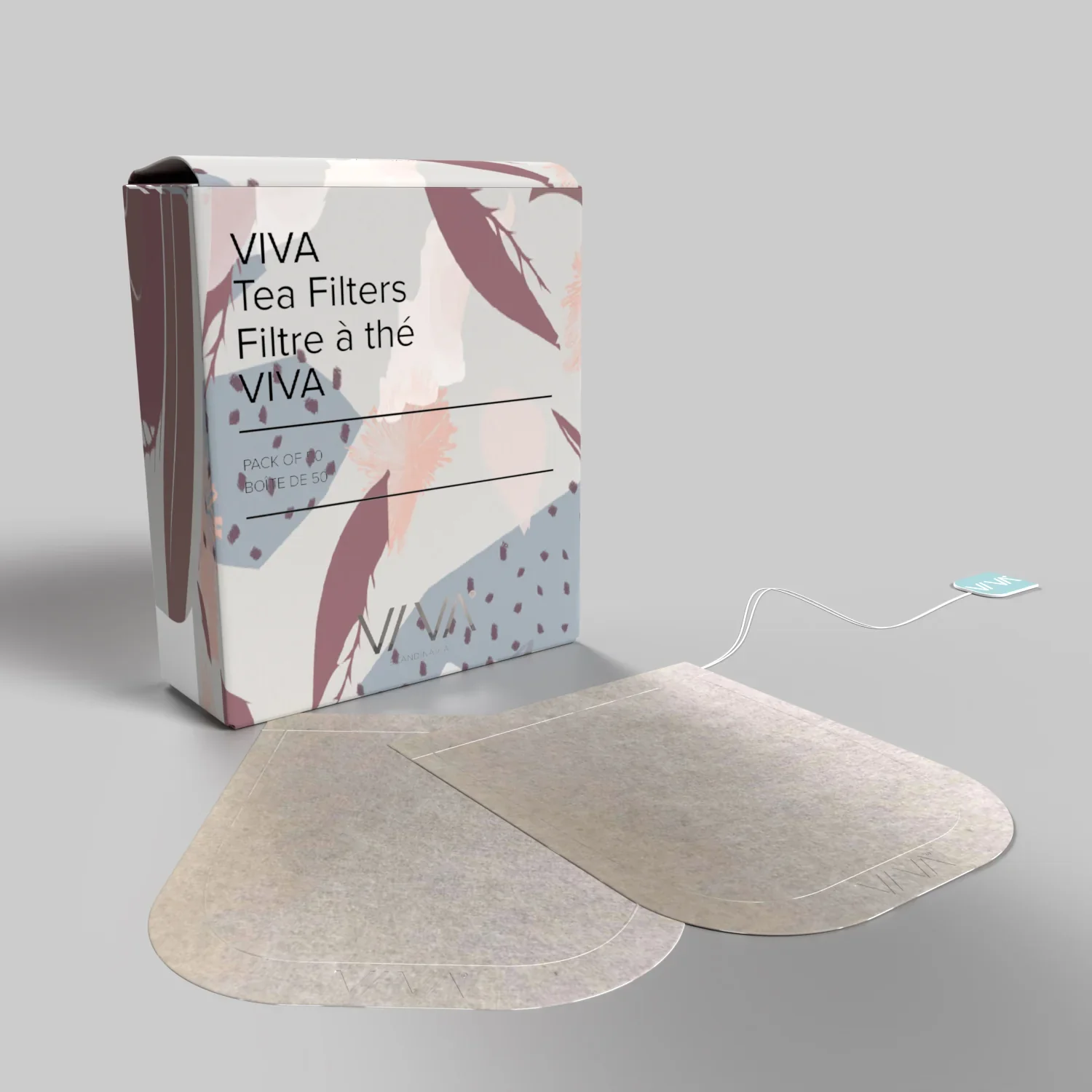 VIVA Biodegradable Tea Filter Bags (Box of 50) - Image 4