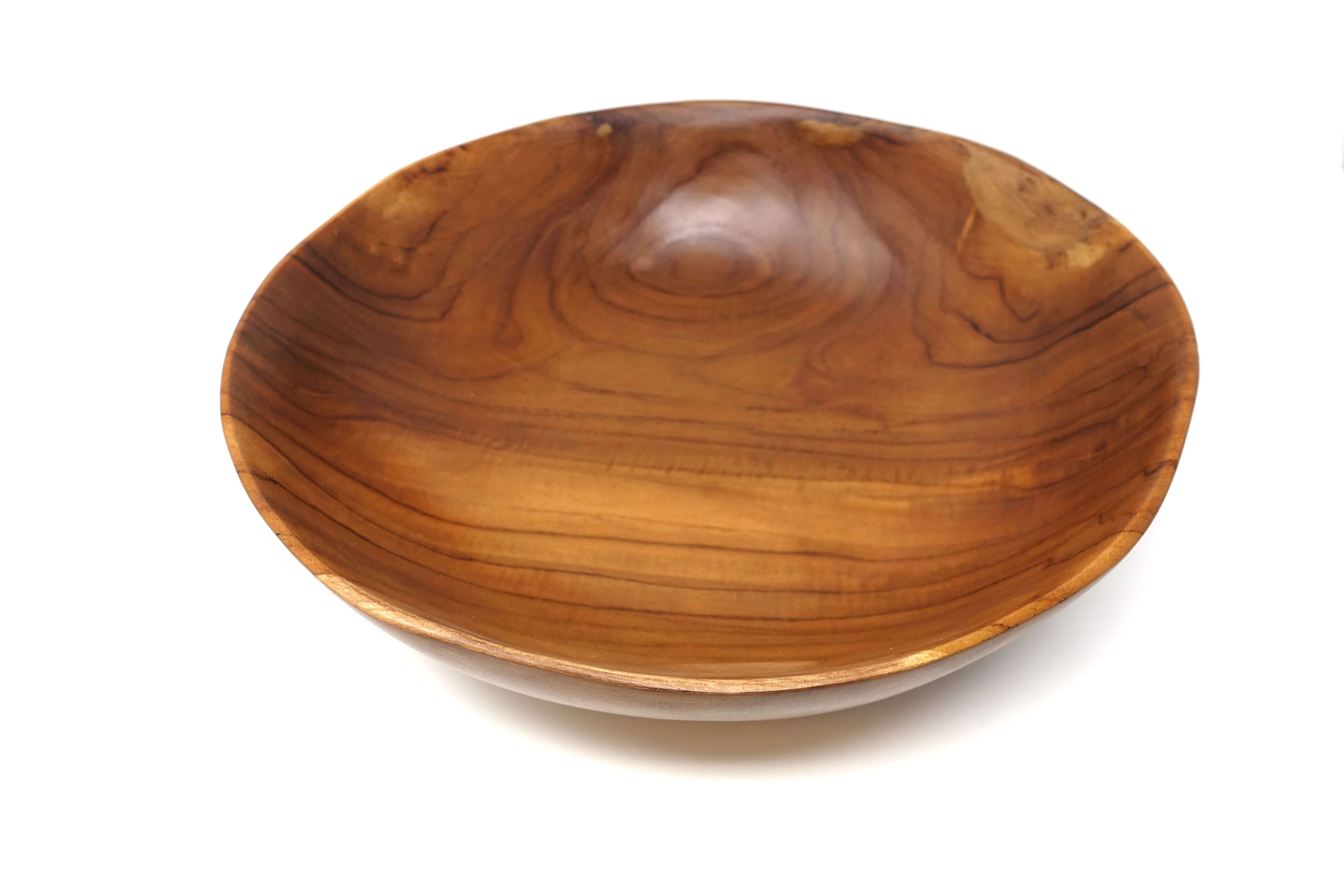 TEAK IT EASY Natural Large Salad Bowl 12"
