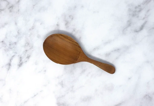 TEAK IT EASY Teak Rice Serving Spoon 7" - Image 2