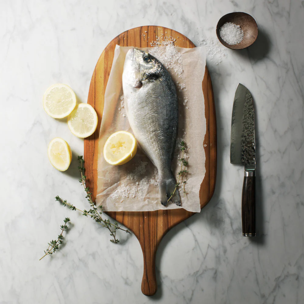 TeakHaus Canoe Large Serving Board 21x11x0.5" - Image 2