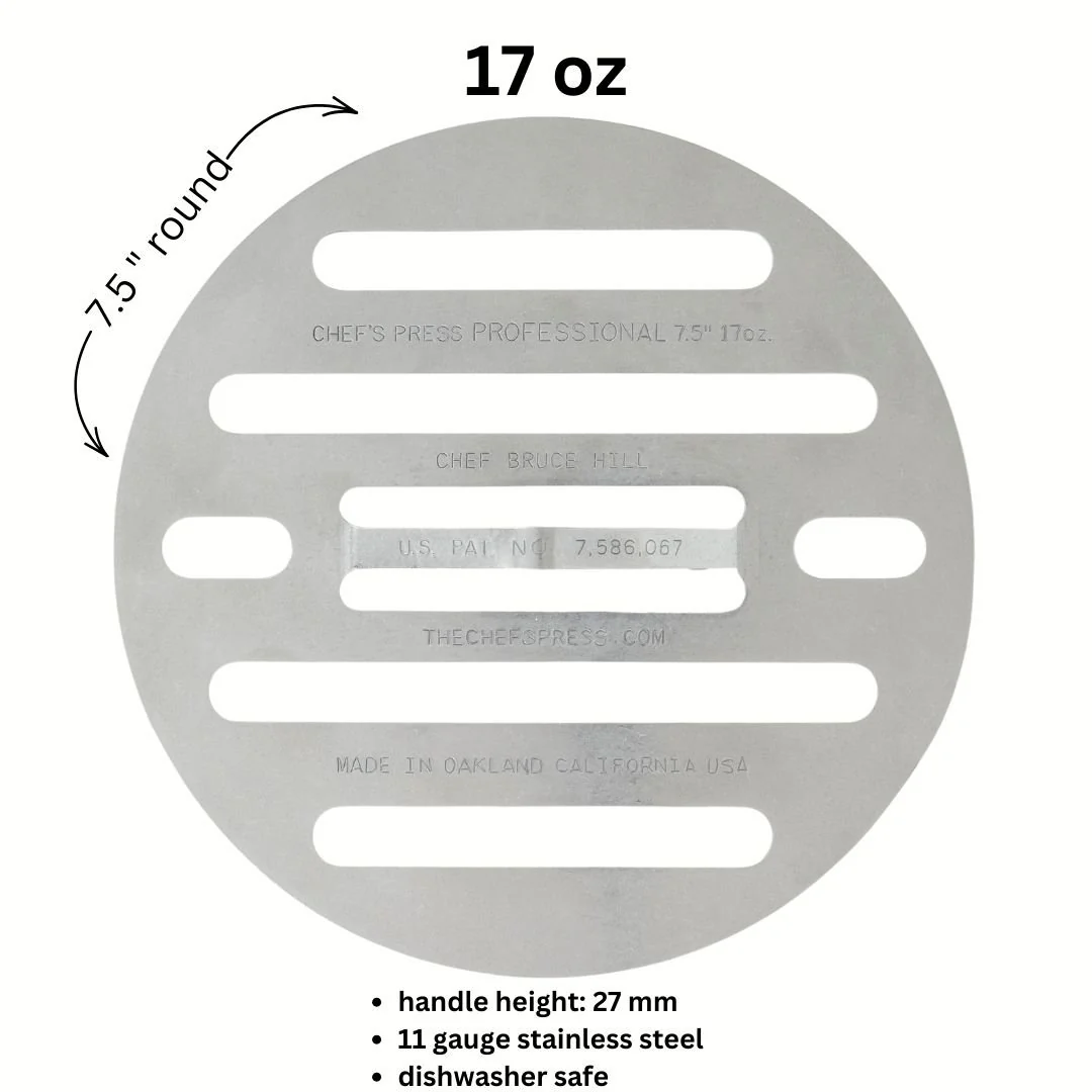 The Chef's Press 17oz Round (7.5" diam) - Image 2
