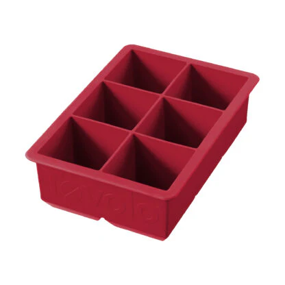 TOVOLO® King Cube Ice Tray - Cayenne Red