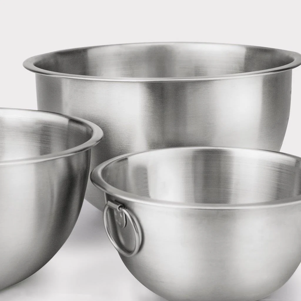 TOVOLO® Stainless Steel Mixing Bowl Set With Lids S/3 - Image 3