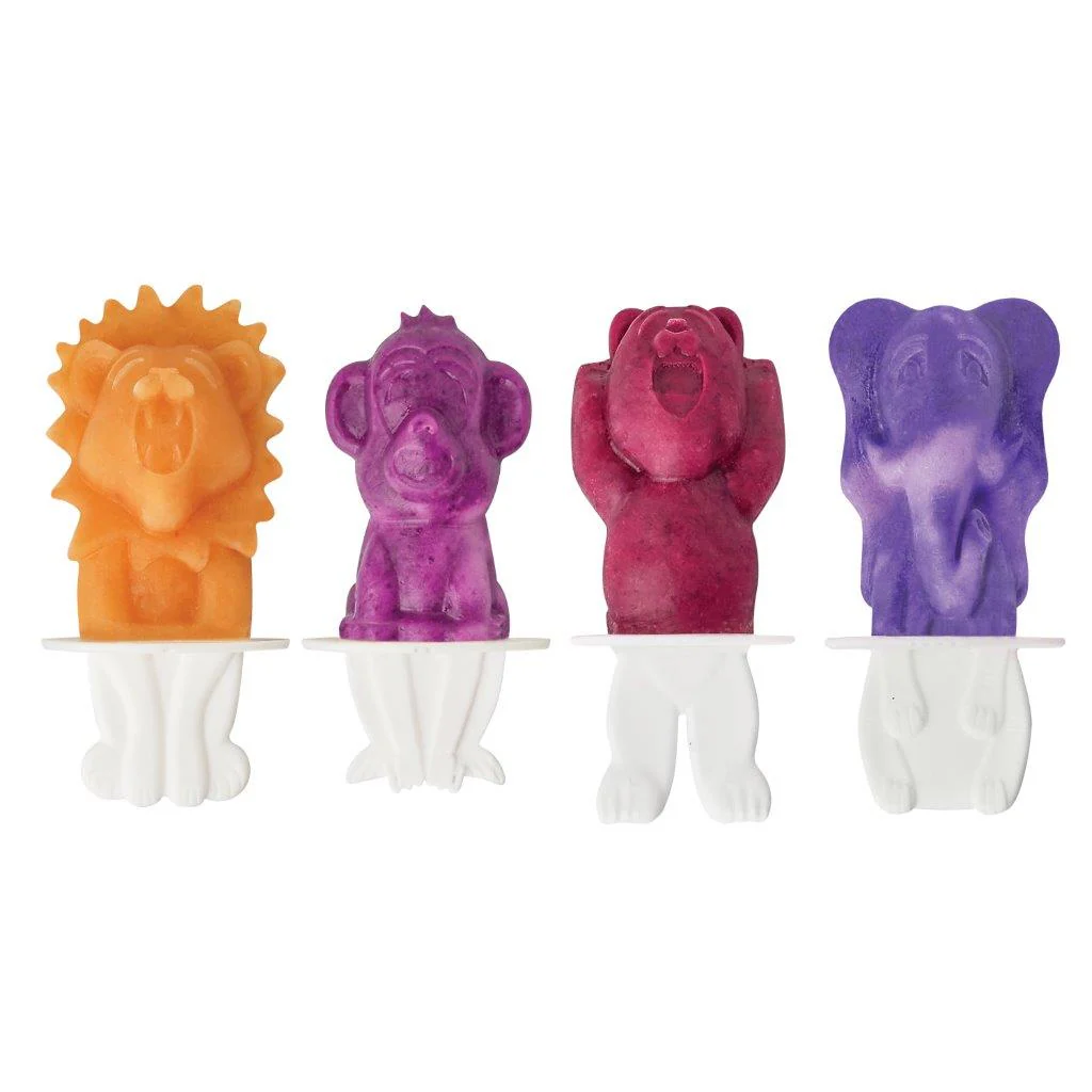 TOVOLO® Zoo Animals Pop Molds S/4