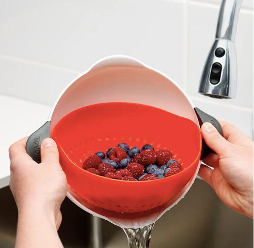 Soak & Strain Colander 1.5-Qt Assorted - Image 2