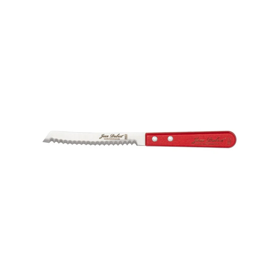 Tradition Serrated Bread Knife - Red Beech Wood Handle