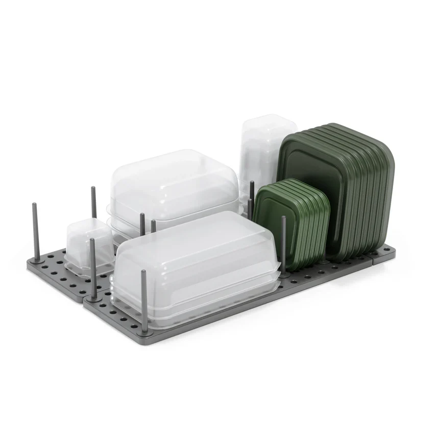 Umbra Peggy Drawer Organizers Set of 2 - Charcoal