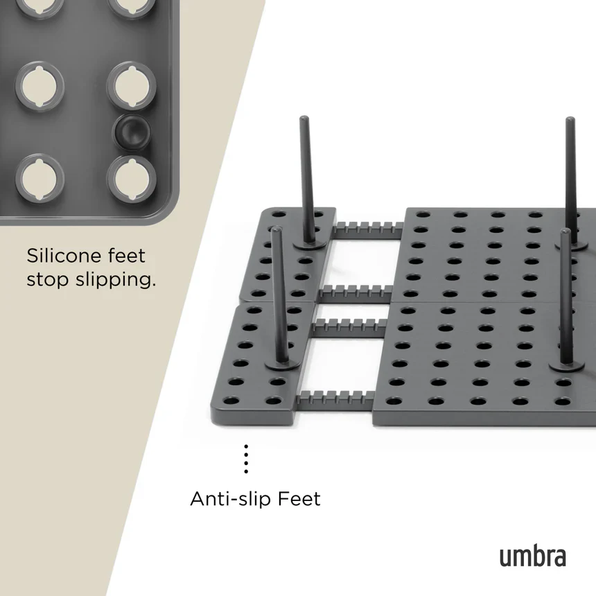 Umbra Peggy Drawer Organizers Set of 2 - Charcoal - Image 6