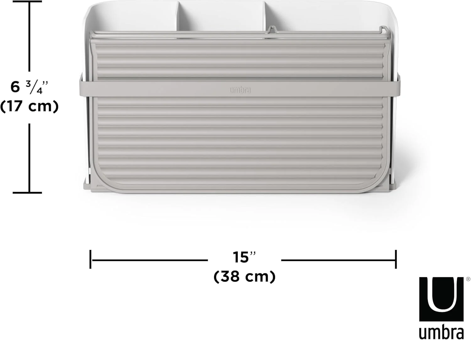 Umbra Sling Dish Rack - White-Grey - Image 4
