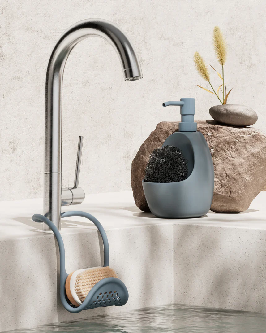 Umbra Sling Sink Caddy - Slate Blue - Image 5