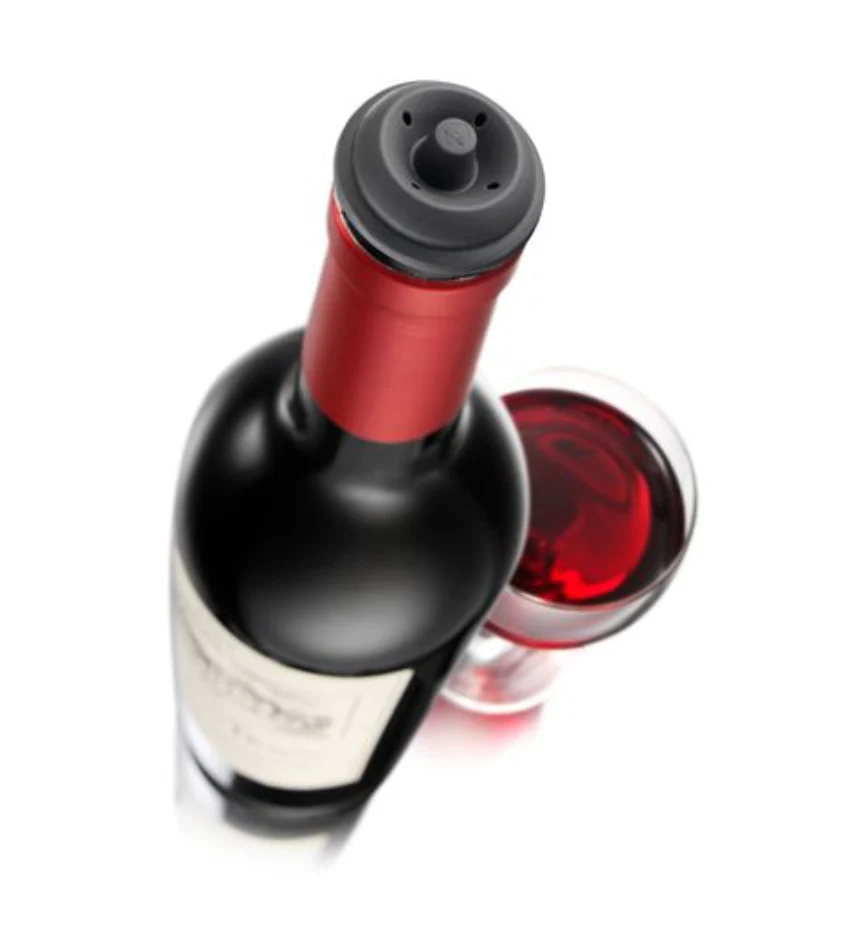 Vacu Vin Vacuum Wine Stopper 6 Pack - Gray - Image 5