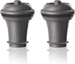 Vacu Vin Wine Saver Extra Stoppers - Set 2 Grey