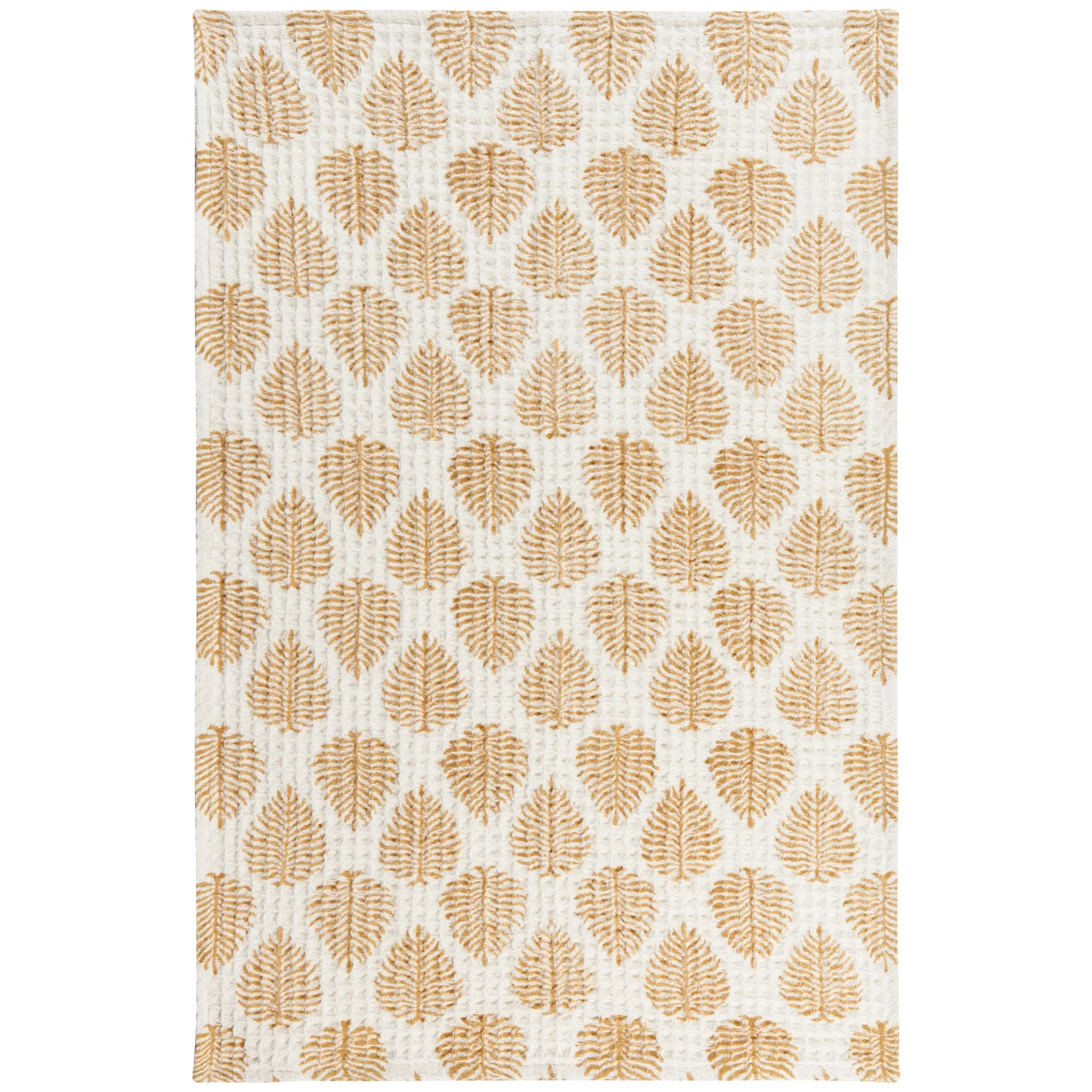 Waffle Tea Towel Arbor Block Print