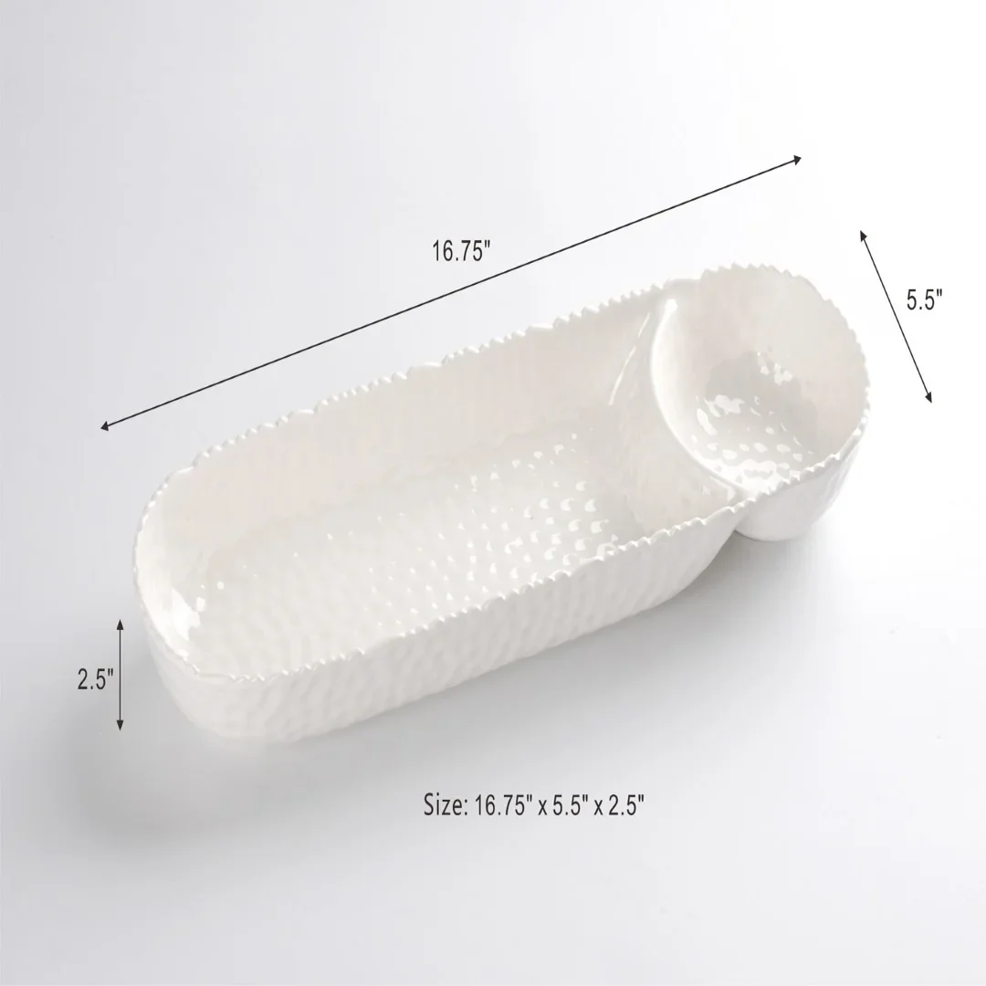 Waves Melamine Chip & Dip - Image 2
