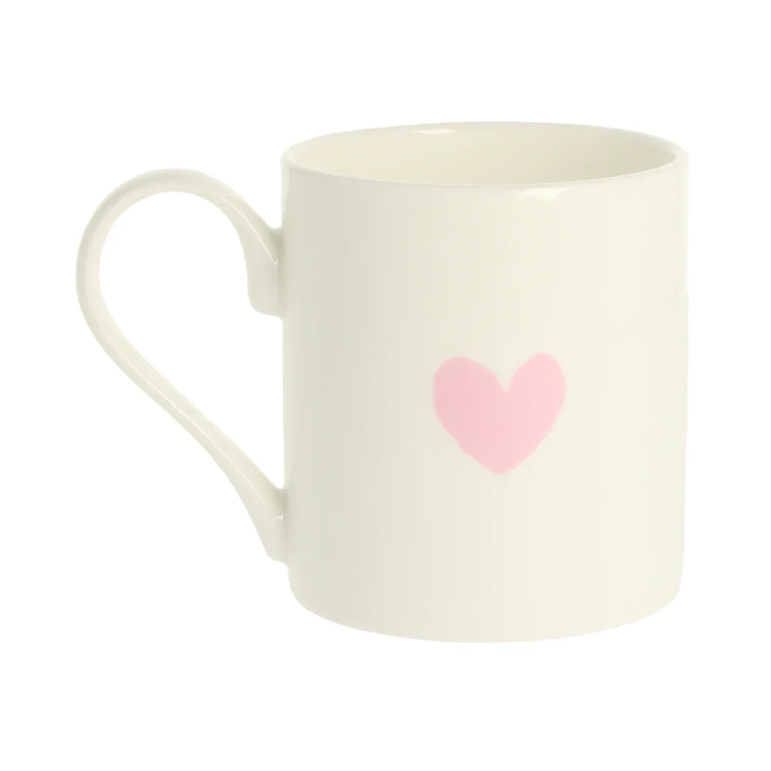 Wee Heart Light Pink Mug - 350ml - Image 2