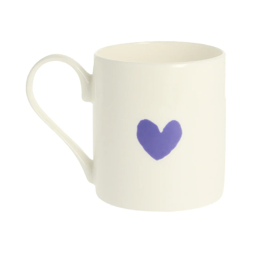 Wee Heart Violet Mug - 350ml - Image 2