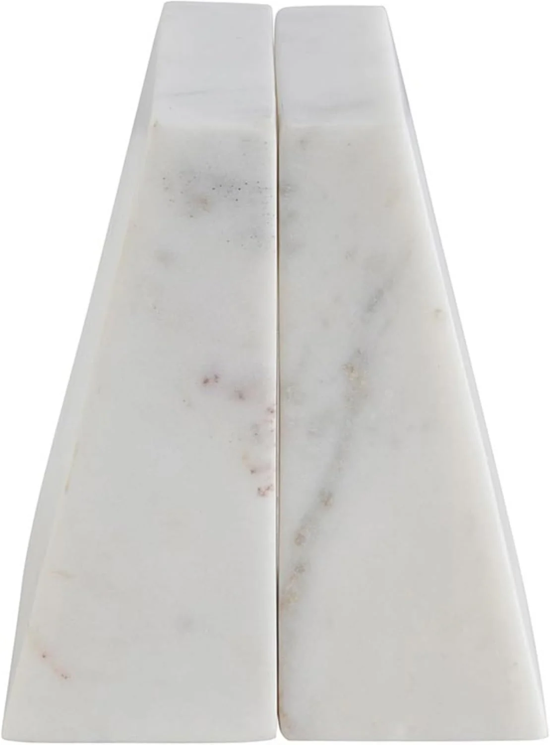 White Marble Bookends - Image 2