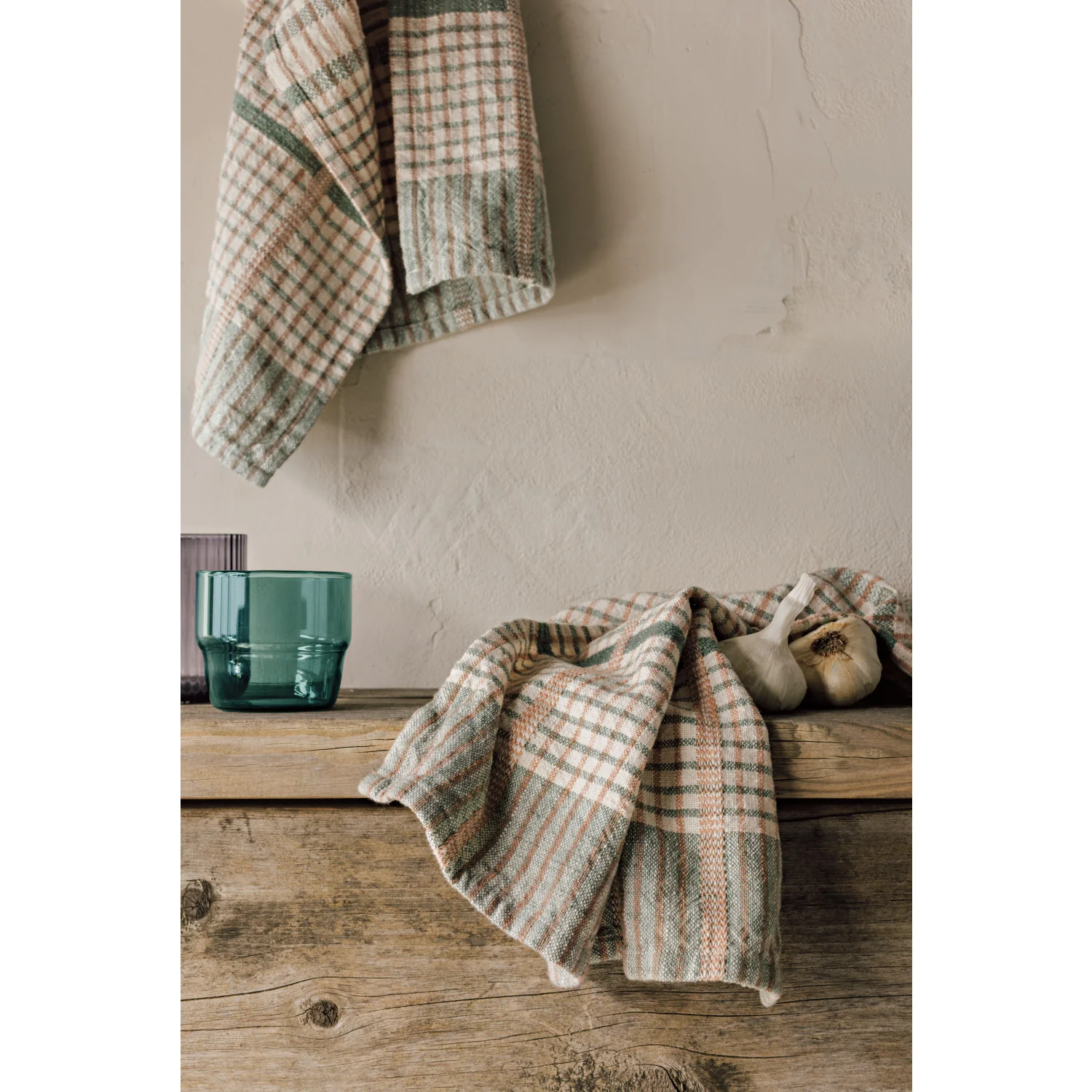 Willow Finley Check Dishtowels S/2 - Image 2
