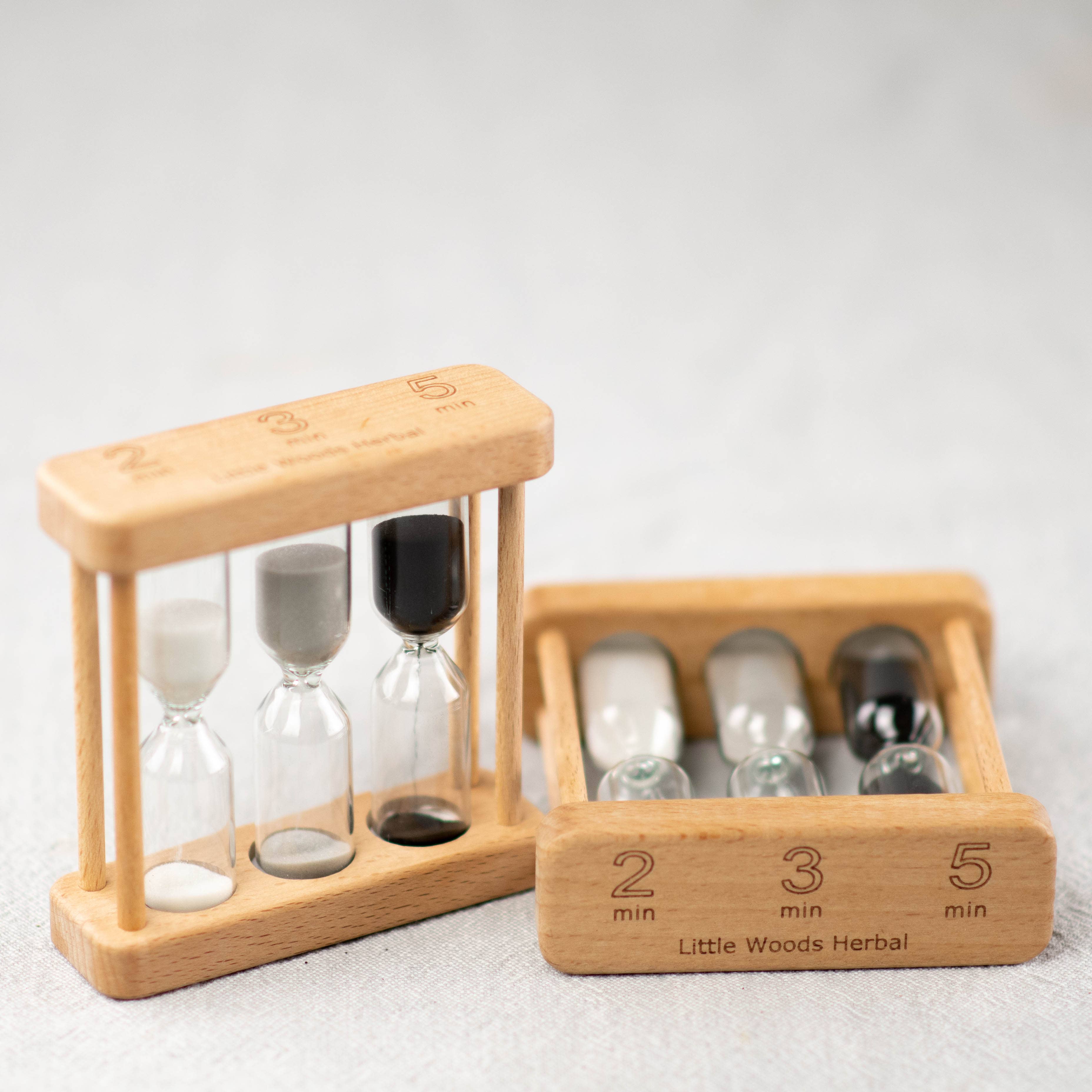 Wooden Sand Tea Timer 2min 3min 5min - Image 3