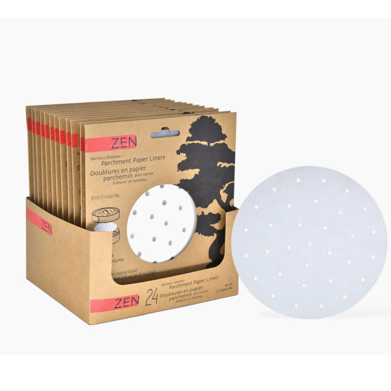 Zen Cuisine 7" Steamer Liners (24pk) - Image 2