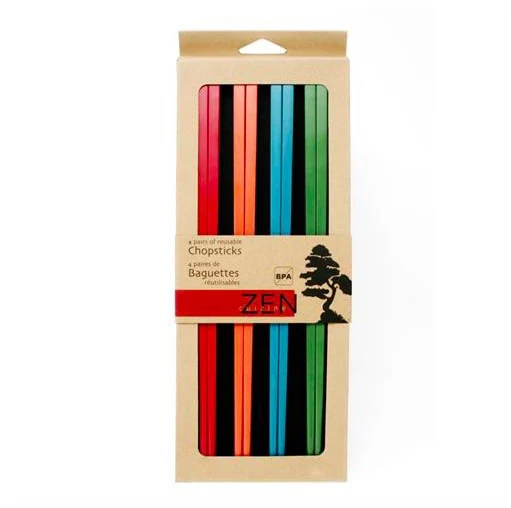 Zen Cuizine Chopsticks 4pr Coloured - Image 2